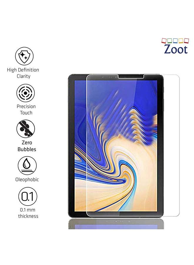 NIBEMINENT Tempered Glass Screen Protector For Samsung Galaxy Tab S4 Clear - Image 2