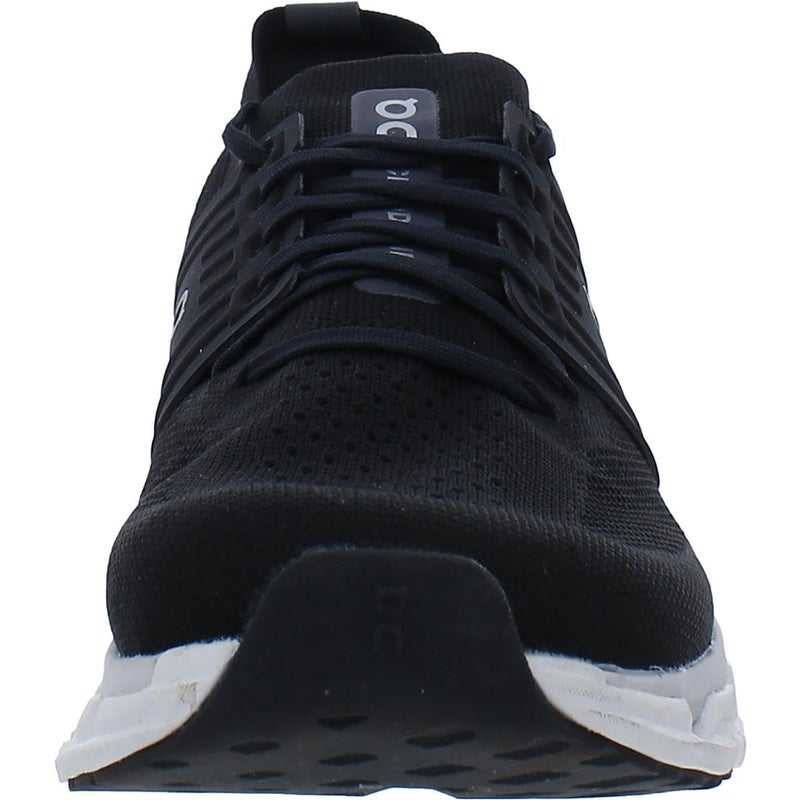 ON حذاء أون وومنز كلاودسويفت 3، أسود بالكامل، 5 متوسط أمريكي - Image 4