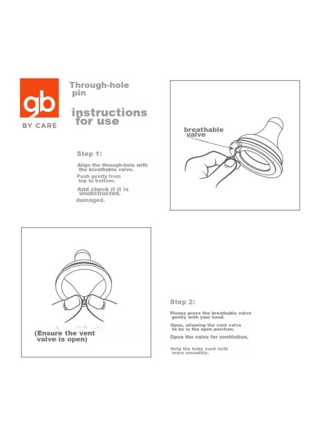 GB Goodbaby Newborn Glass Wide-neck Bottle Platinum Series 120ml Lotus Root Powder - Image 4