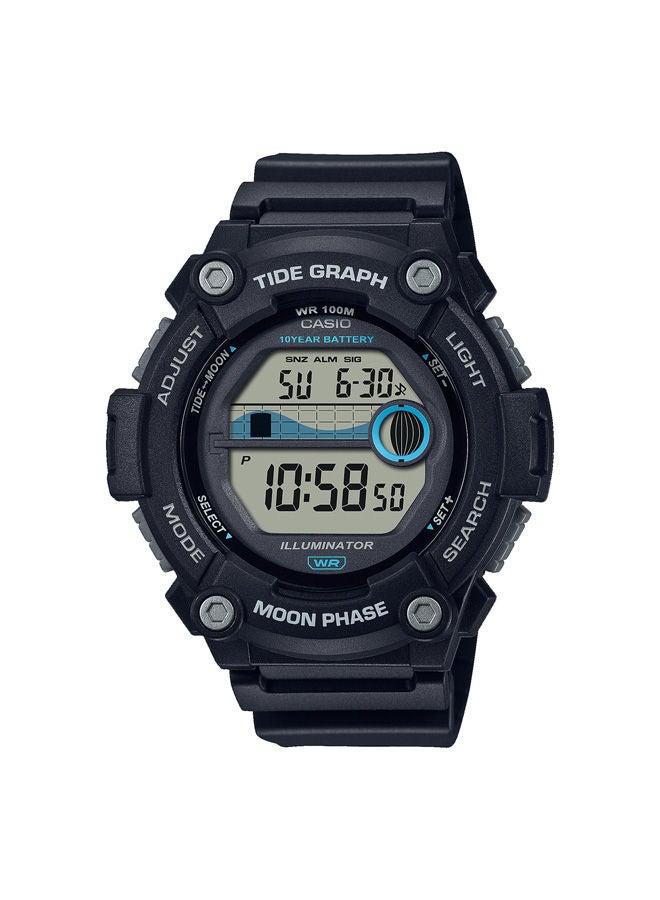 CASIO ساعة يد كرونوغراف من الراتنج WS-1300H-1AVDF - Image 1