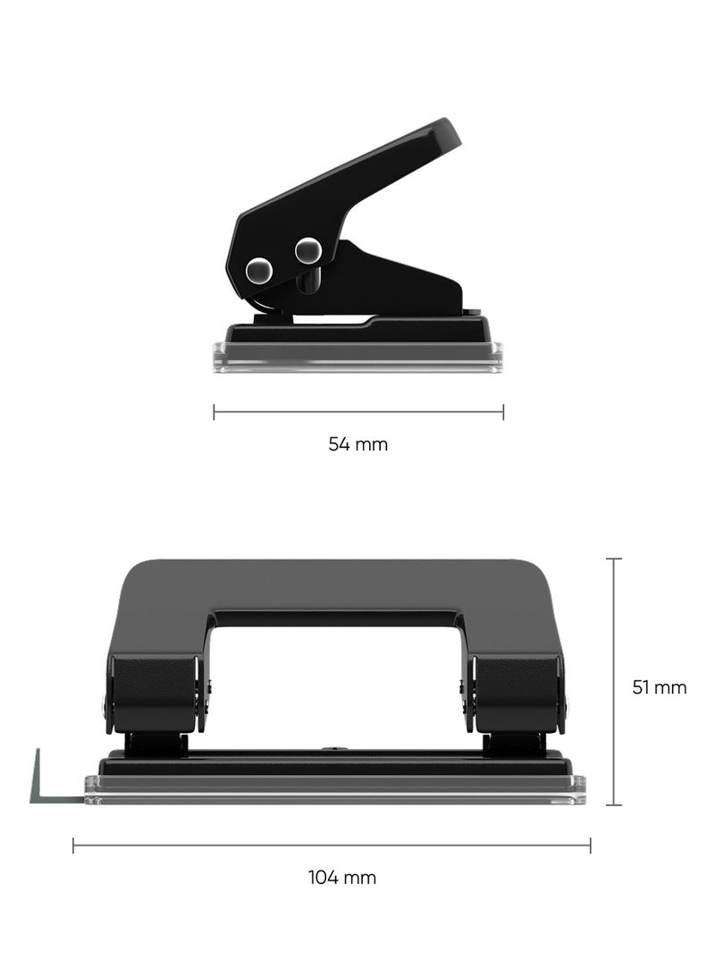 ErichKrause Punch Quadro Classic, up to 10 sheets, black (box 1 pc)  - Image 3