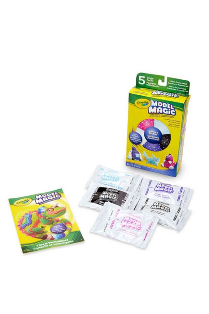 Crayola 5-Piece Model Magic Shimmer Clay Set Assorted Color - Image 2