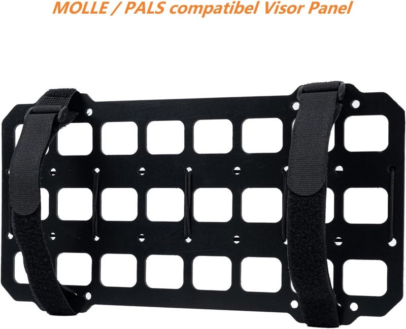 لوحة MOLLE الصلبة للمركبة منظم حاجب الشمس للسيارة حقيبة EDC جراب الأدوات حامل الحقيبة رف المعدات التكتيكية لوحة تركيب معدات الشاحنة رف التخزين المعياري ملحقات داخلية للسيارة - Image 4