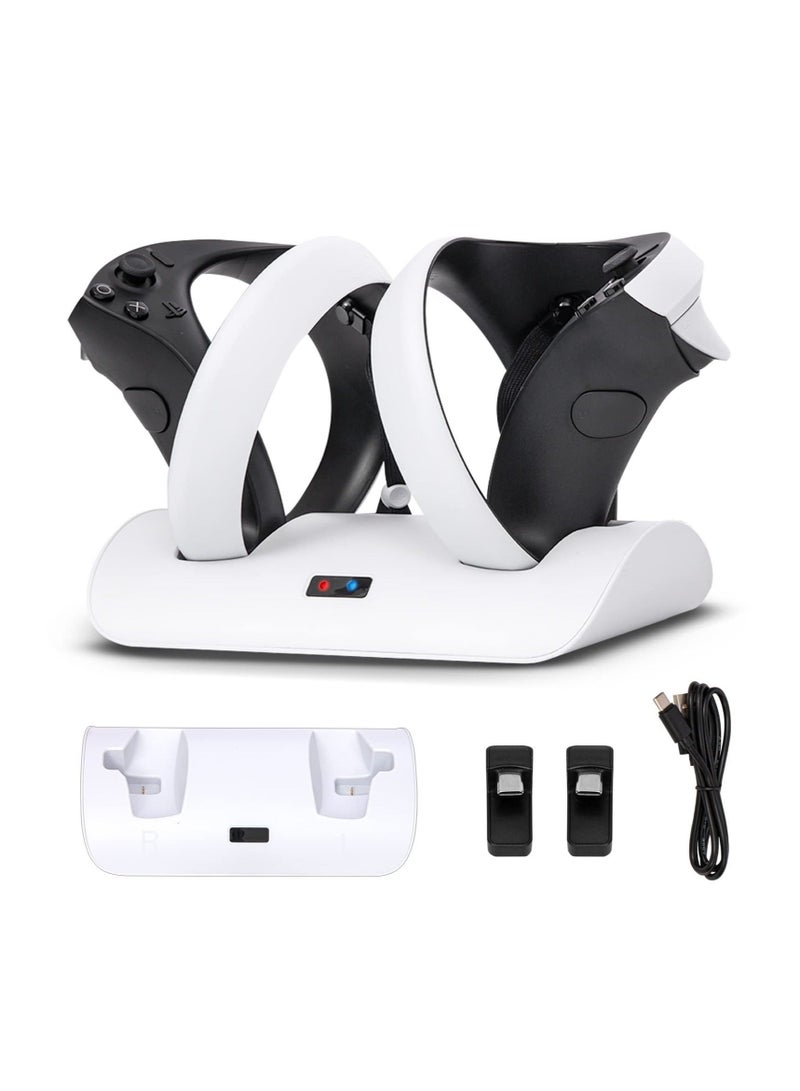 Captaintech SYOSI PS5 VR2 Charging Station, Fast Charger Station for VR2 Controller PS5 VR2 Charging Dock with LED Indicator & USB C Cable - Image 1