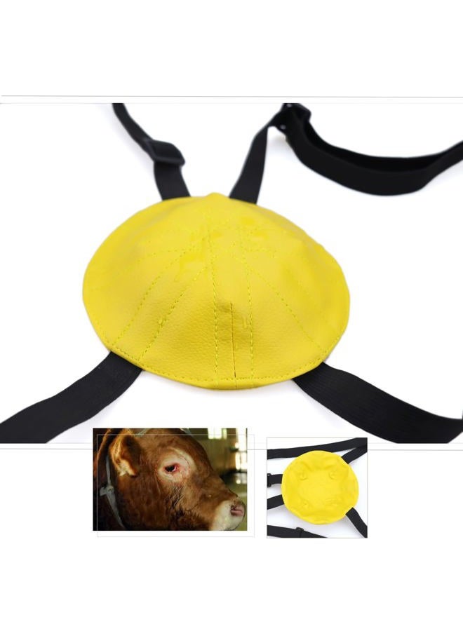 vomvomp Cattle Eye Covering Cattle Eye Injury Patch Ox Pinkeye Treatment Eyepatch Single Eyepatch for Cow Cattle Ox Horses Livestock Sheep Eyes Protective Fly Mask Bridle Accessories - Image 3