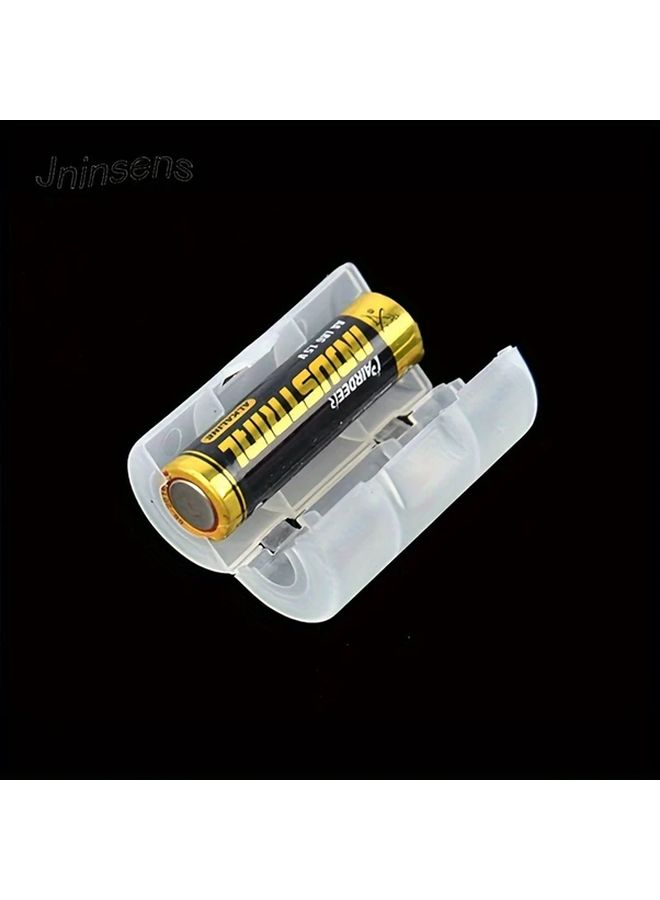 3 Pcs AA to C Battery Adapter Converter with Plastic Shell Storage Box Bracket for Switch - Image 3