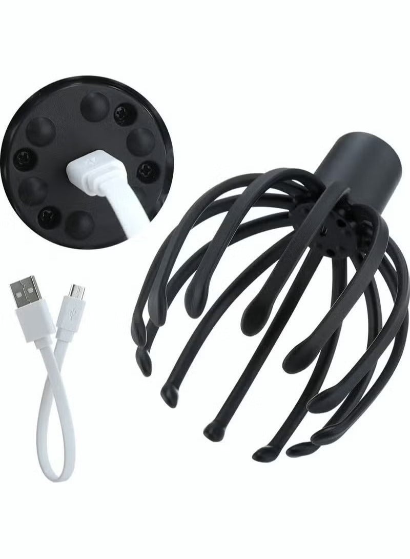 Geustos Electric Scalp Massager with 3 Modes, 360 Degree Head Massager, Cordless Portable Head Scratcher - Image 1