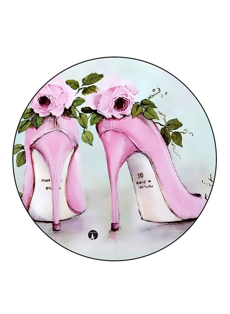 RKN Shoes Printed Round Pin Badge Multicolour - Image 2