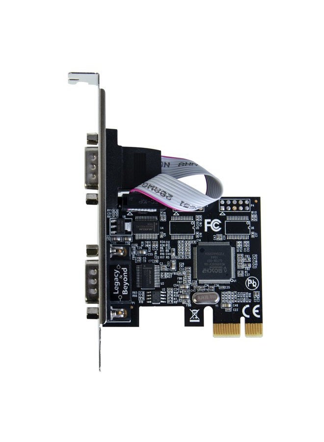 SIIG Legacy and Beyond Series 2 Port (Dual) Serial/RS-232 PCIe Card with 16C550 UART - Image 4