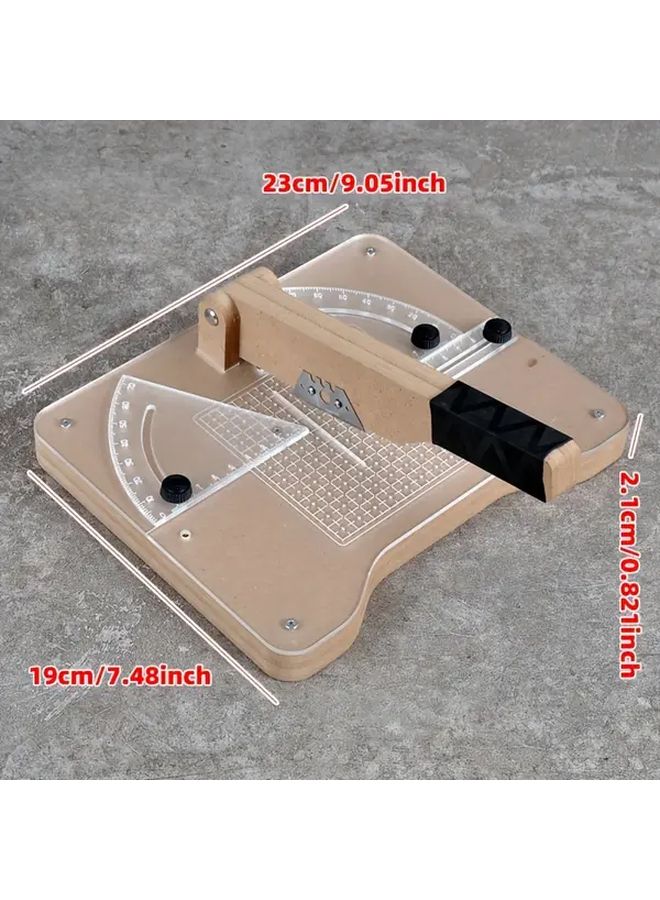 1 Set Precision Angle Cutter 0-360 Degree For Wood Acrylic DIY Hobby Craft - Image 2
