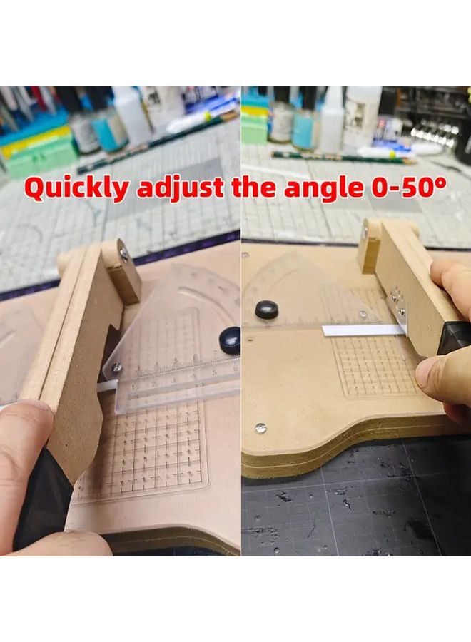 1 Set Precision Angle Cutter 0-360 Degree For Wood Acrylic DIY Hobby Craft - Image 4