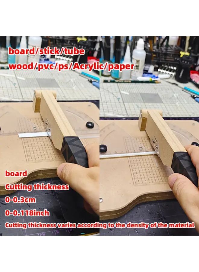 1 Set Precision Angle Cutter 0-360 Degree For Wood Acrylic DIY Hobby Craft - Image 3