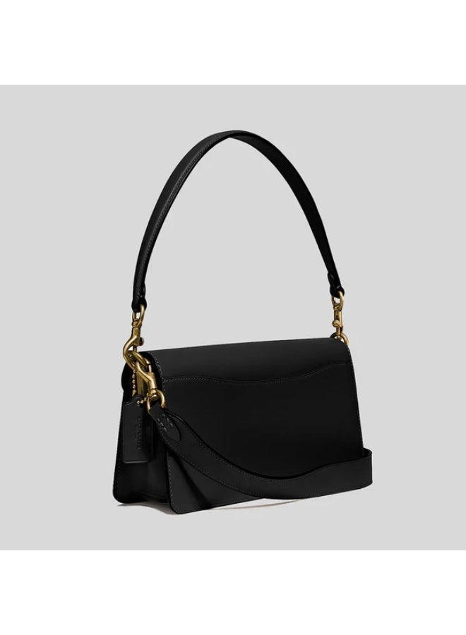 coachoutlet Coach Tabby Shoulder Bag 26 in Signature Canvas Tan Black with Leather Trim – 91215 - Image 2