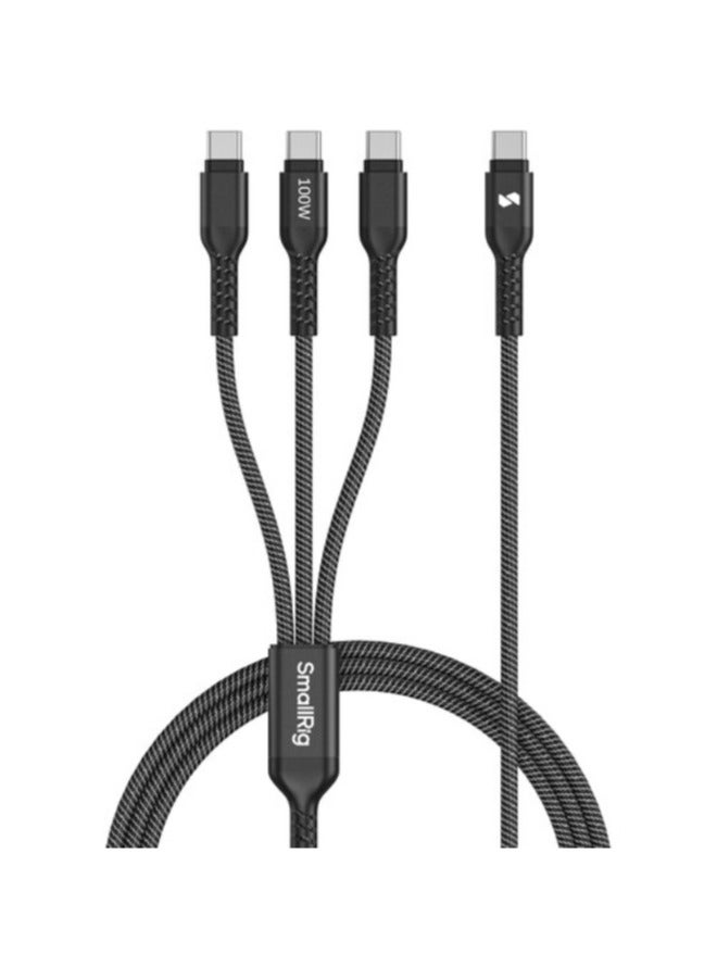 SmallRig 3-in-1 USB-C Power Cable (3.9') - Image 1