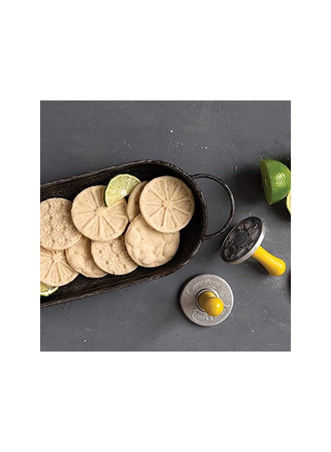 S-TOP Cookie Stamps, Set Of 3, Grey/Yellow - Image 4