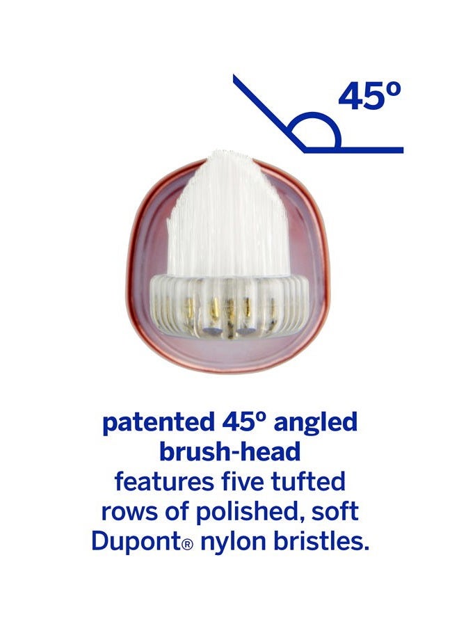 Supersmile zina45 replacement brush heads for sonic pulse toothbrush, rose gold, 2 count - Image 2