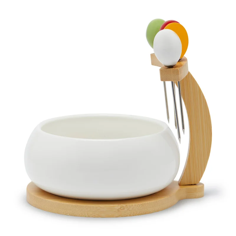 سيمبلي كيتشن Gourmet Bowl With Bamboo Cutlery Stand