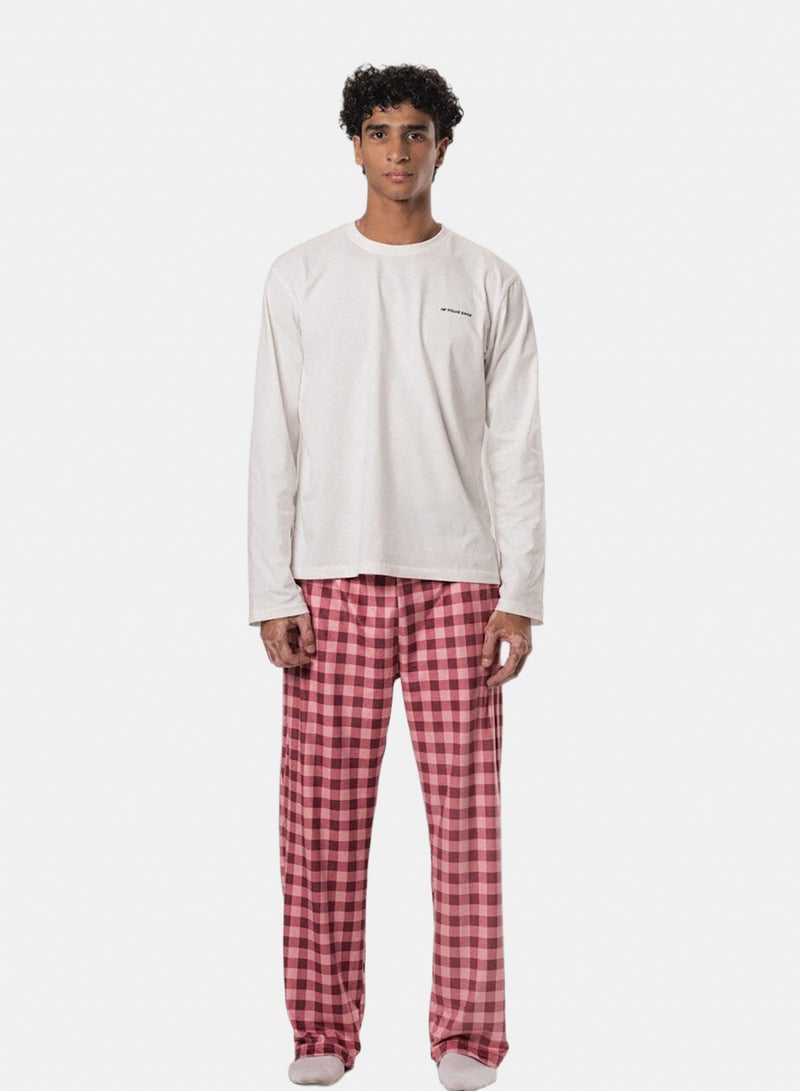 In Your Shoe Gingham Fluffy Pyjama Pants - Image 4