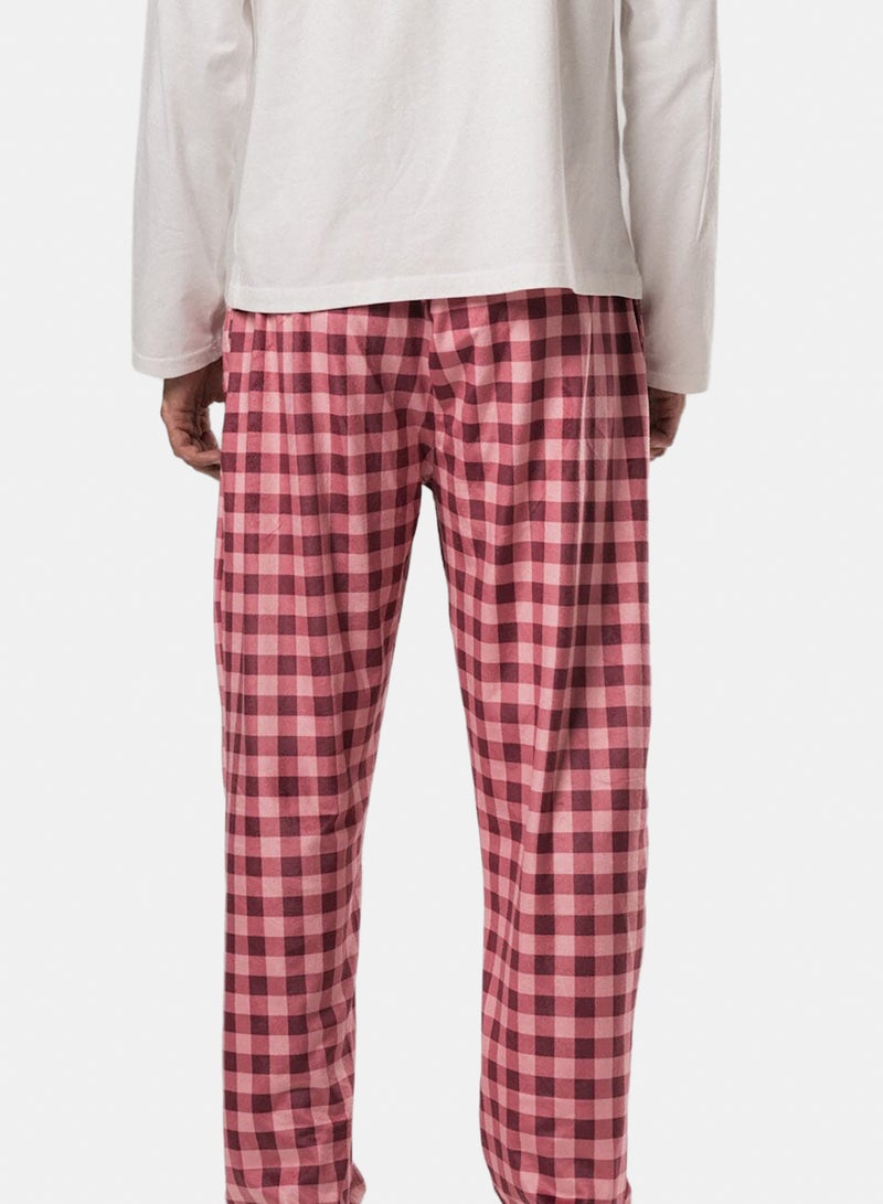 In Your Shoe Gingham Fluffy Pyjama Pants - Image 5