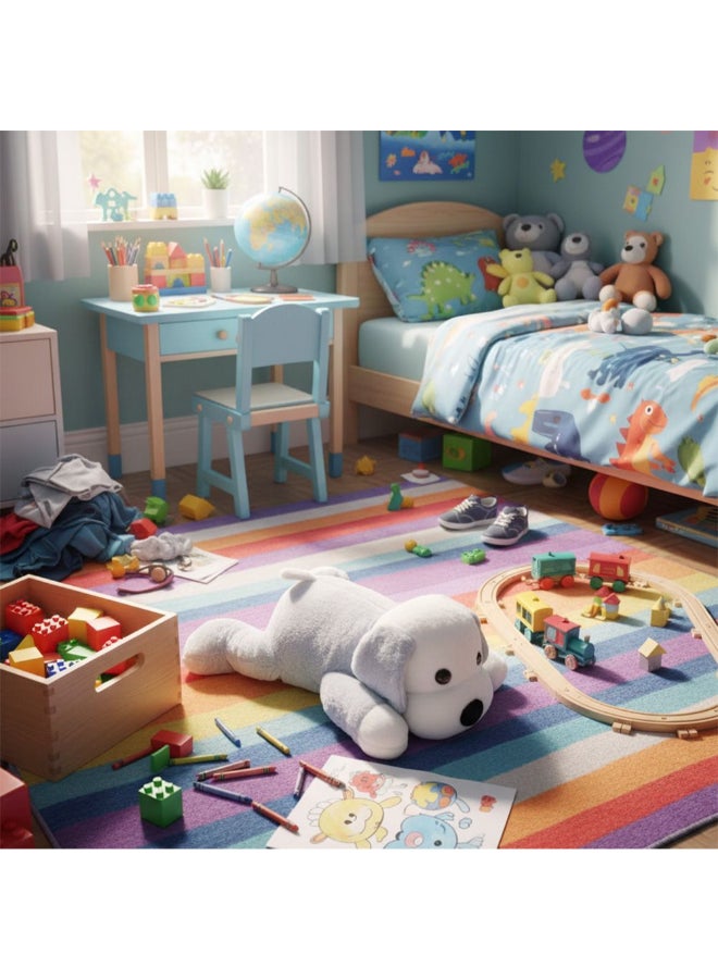 DANUBE HOME Puppy Toto Soft Toy 45cm-Grey & White - Image 2