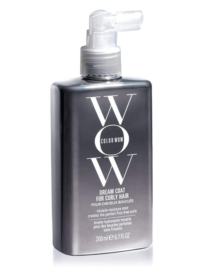 COLOR WOW Miracle Moisture Mist for Perfect FrizzFree Curls Dream Coat for Curly Hair, 6.7 Fl Oz