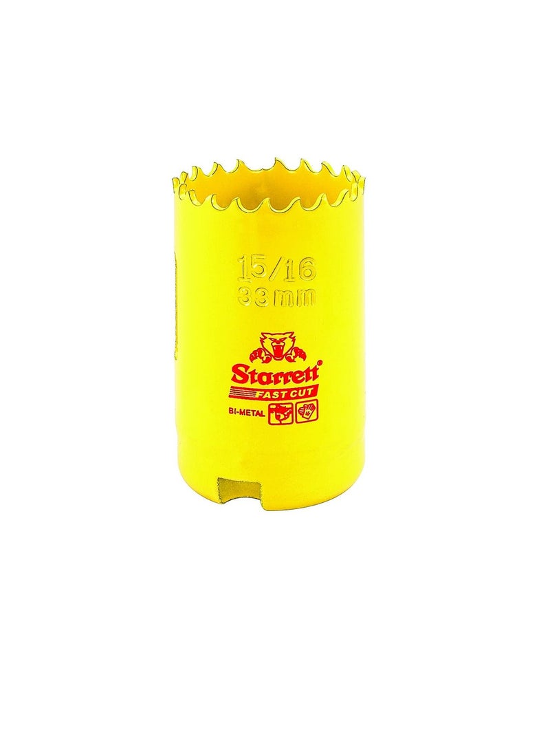 Starrett - Starrett FCH0156-G HSS FASTCUT HOLESAW 1-5/16" (33MM) - Image 1