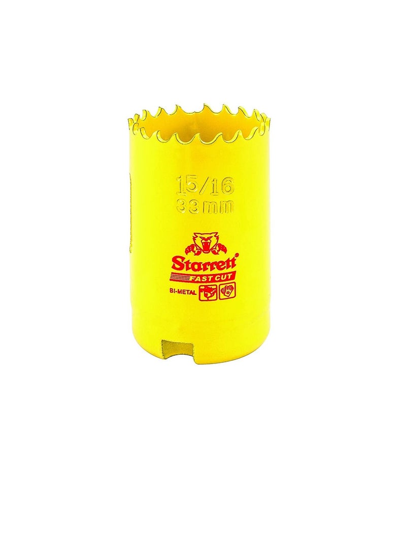 Starrett - Starrett FCH0156-G HSS FASTCUT HOLESAW 1-5/16" (33MM) - Image 1