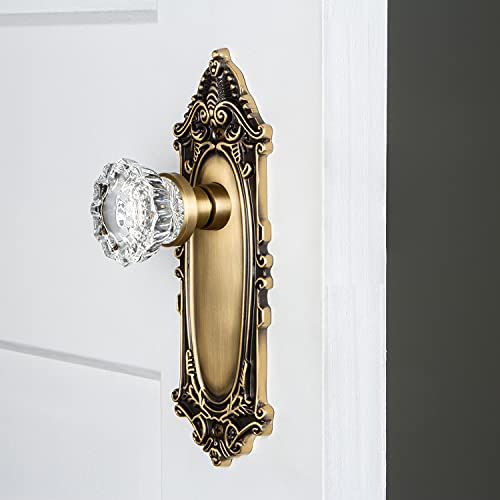 Nostalgic Warehouse New York Plate & Interior Black Porcelain Round Door Knob - Image 2