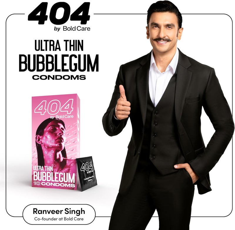 Bold Care 404 Ultra Thin Bubblegum Flavored Condoms - Image 2