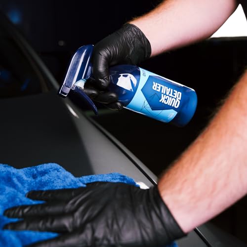 GYEON quartz Cloth GYEON Quick Detailer 1000ml - Detail Spray - Safely Remove Finger Prints and Dust - Instant Shine and Water Beading - Carnauba Wax Based Car Cleaner Spray - Image 4
