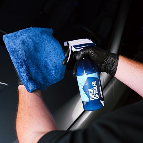 GYEON quartz Cloth GYEON Quick Detailer 1000ml - Detail Spray - Safely Remove Finger Prints and Dust - Instant Shine and Water Beading - Carnauba Wax Based Car Cleaner Spray - Image 3