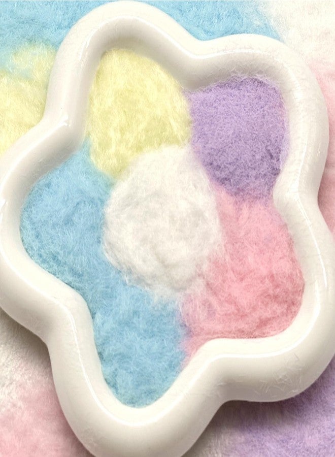 Bellecrey 24pcs Nail Flocking Powder Kit Pink Green Blue Rose Red Yellow Macaron Flock Fibres Powder Set Soft Easy to Apply Long-Lasting Nail Art Kit Fuzzy Flocking Velvet Nail Pigment Velvet - Image 3