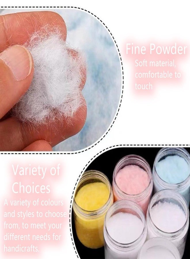 Bellecrey 24pcs Nail Flocking Powder Kit Pink Green Blue Rose Red Yellow Macaron Flock Fibres Powder Set Soft Easy to Apply Long-Lasting Nail Art Kit Fuzzy Flocking Velvet Nail Pigment Velvet - Image 5