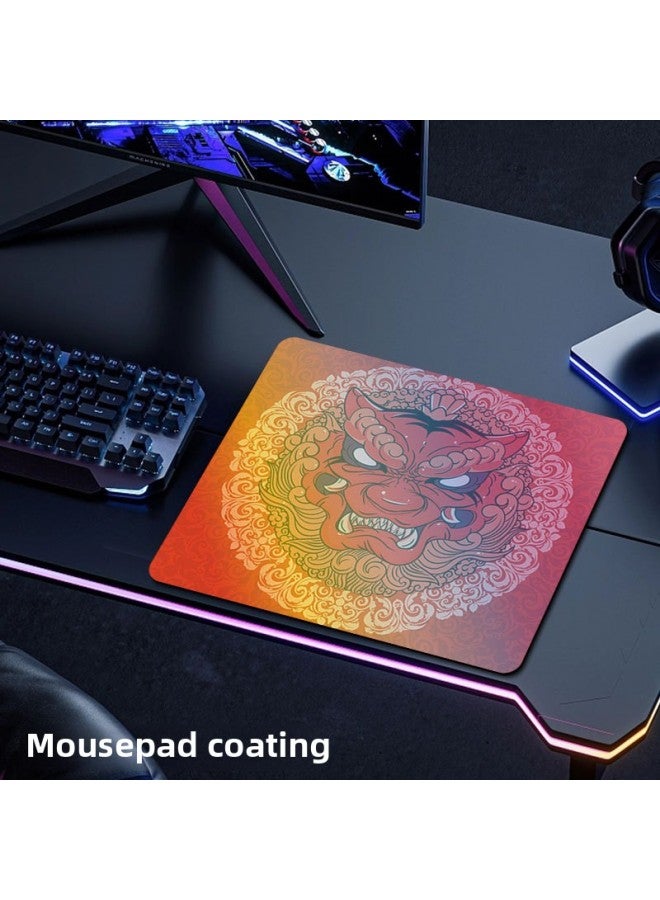 Shizhaoxin Upgrade Coated E-sports Mouse Pad Oversized Control Pad CSGO Thickened Anti-skid FPS Game Pad-Color:420*490*4mm-Pattern:19