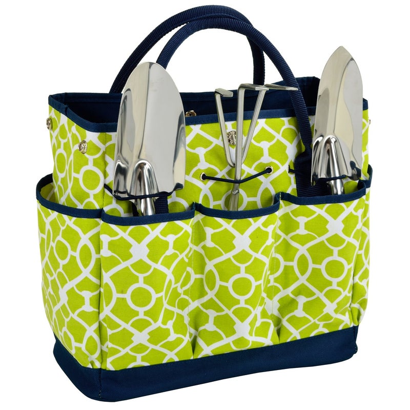 Picnic at Ascot Picnic at Ascot Gardening Tote with 3 Stainless Steel Tools Designed  Assembled in the USA 
