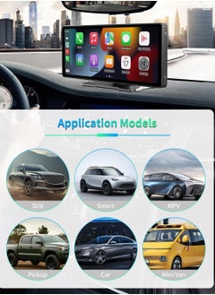MSMR 10.25" Portable Wireless Carplay & Android Auto with Backup 12LED Camera, Portable Car Stereo Radio with Bluetooth 5.0, Car Play Touchscreen, Calling, AUX/FM Transmitter  - Image 5
