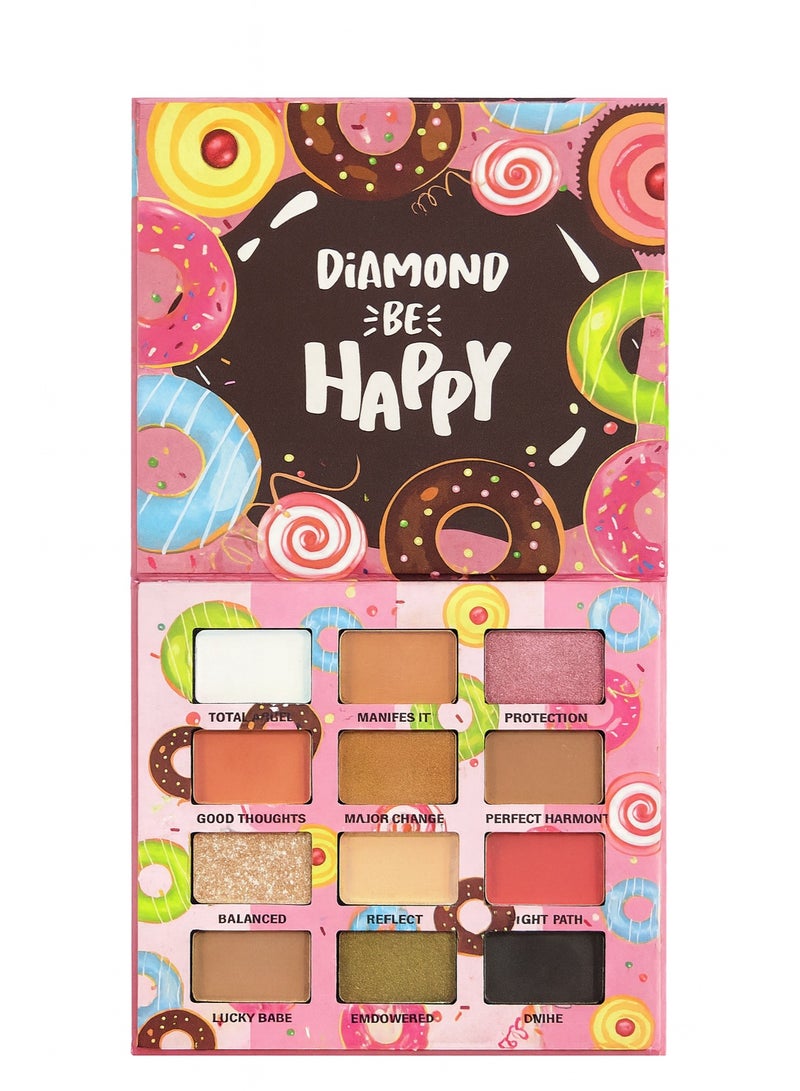 Eyeshadow Palette – 12 Long-Lasting High-Quality Shades