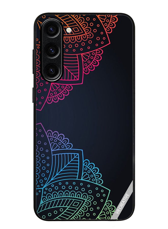 VR CREATIVE Protective Case Cover For Samsung Galaxy S24 Mandala Design Multicolour - Image 1