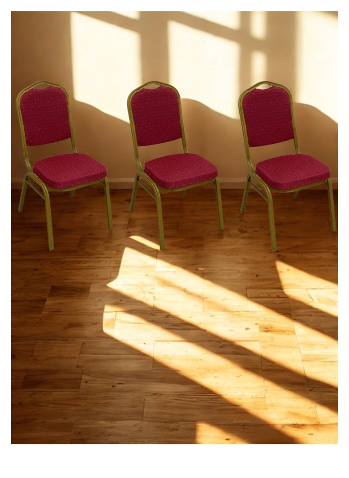 SMART HOME Chairs set consisting of 4 chairs, modern comfortable padded chair for living room, dining chair, makeup room chair, cafe chair  - Image 3