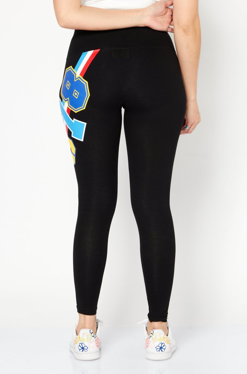 PHILIPP PLEIN Plein Sport Women Sportswear Fit Training Leggings, Black - Image 3