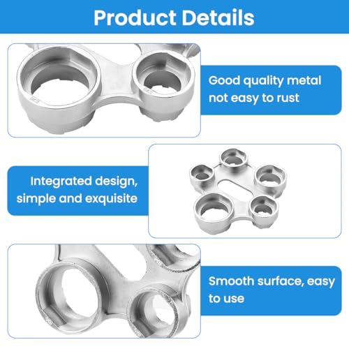 Serplex® 5 in 1 Faucet Aerator Removal Tool Multi Faucet Aerator Wrench Tool Metal Universal Multi-Purpose Aerator Wrench for Faucet Aerators & Sprayers - Image 3
