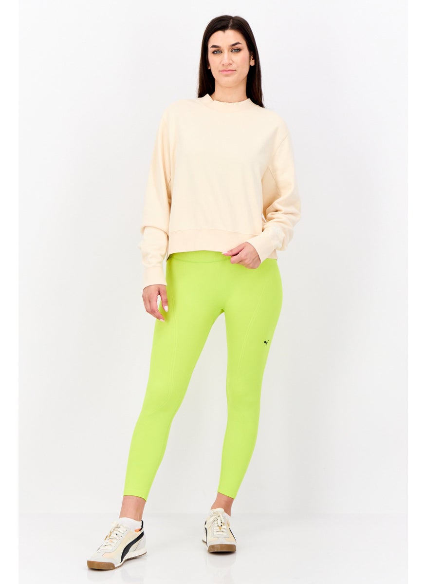 PUMA Women Sportswear Fit Long Sleeves Outdoor Sweatshirt, Cream  - Image 4