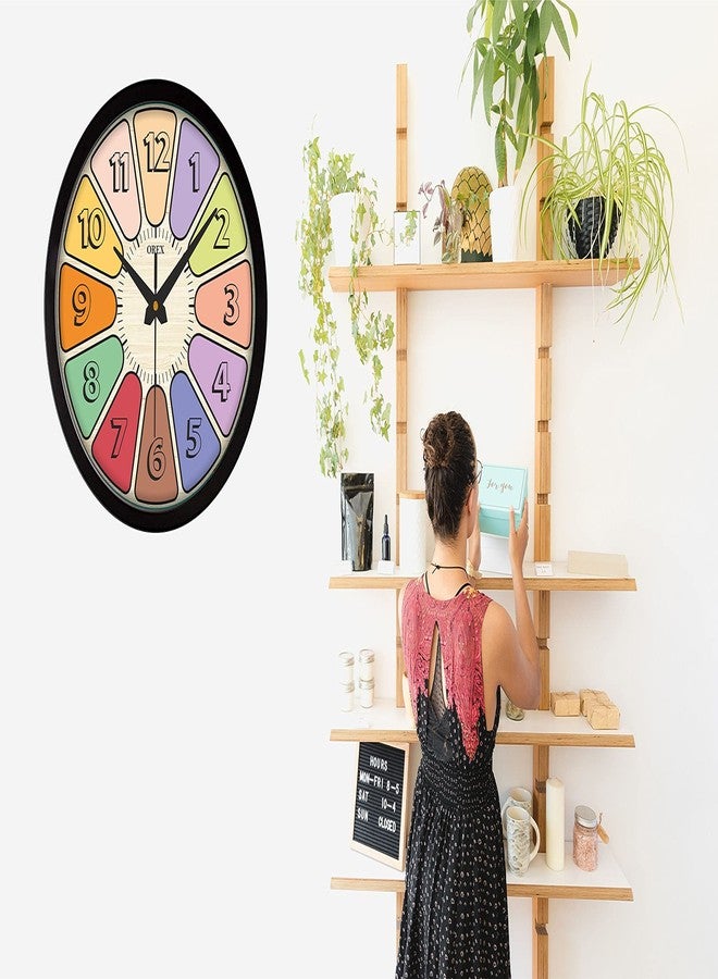 OREX Stylish Wall Clock for Home/Living Room/Bedroom/Kitchen/Hall/Office/Kids Room/Shop and for Your Loving House (31) - Image 4