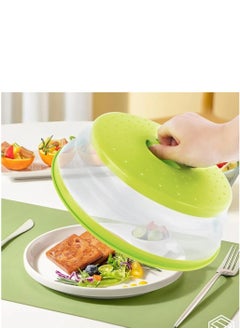 Generic 2Pcs Microwave Plate Cover, 26.5 cm Round, Green, Collapsible, Food Cover  - Image 4