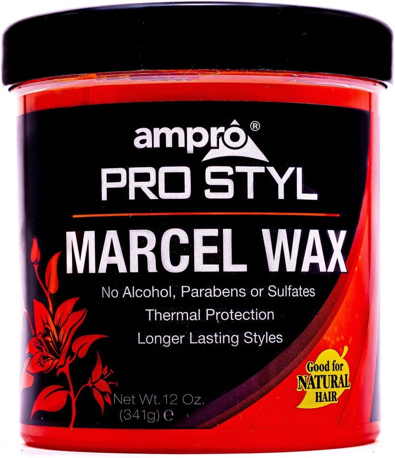 Ampro Pro Styl Marcel Wax - Strong Hold Styling Wax for Natural Hair, 12 oz - Image 1