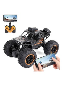 Remote Control Car RC Cars with 720P HD FPV WiFi Camera, 2.4Ghz Off-Road Remote Control Truck Monster Trucks for Toddlers Kids Adults, Gift for Boys and Girls Gift for Kids Adults