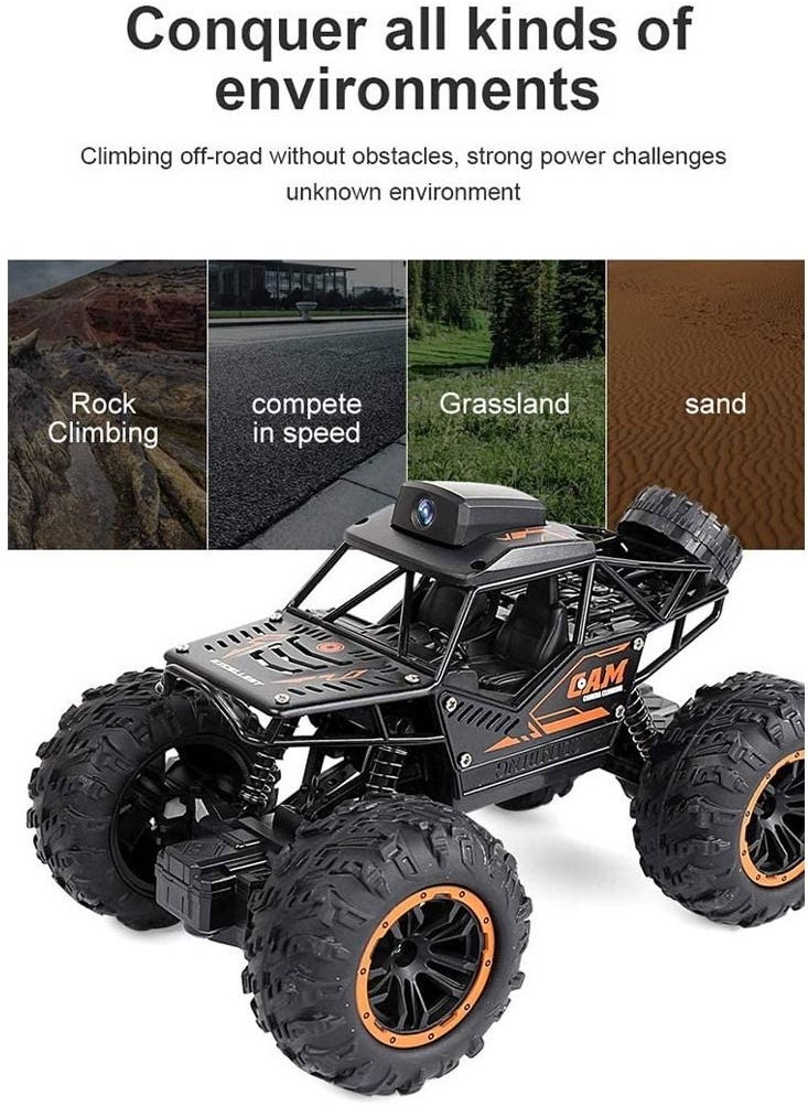CATANES - Remote Control Car RC Cars with 720P HD FPV WiFi Camera, 2.4Ghz Off-Road Remote Control Truck Monster Trucks for Toddlers Kids Adults, Gift for Boys and Girls Gift for Kids Adults - Image 1