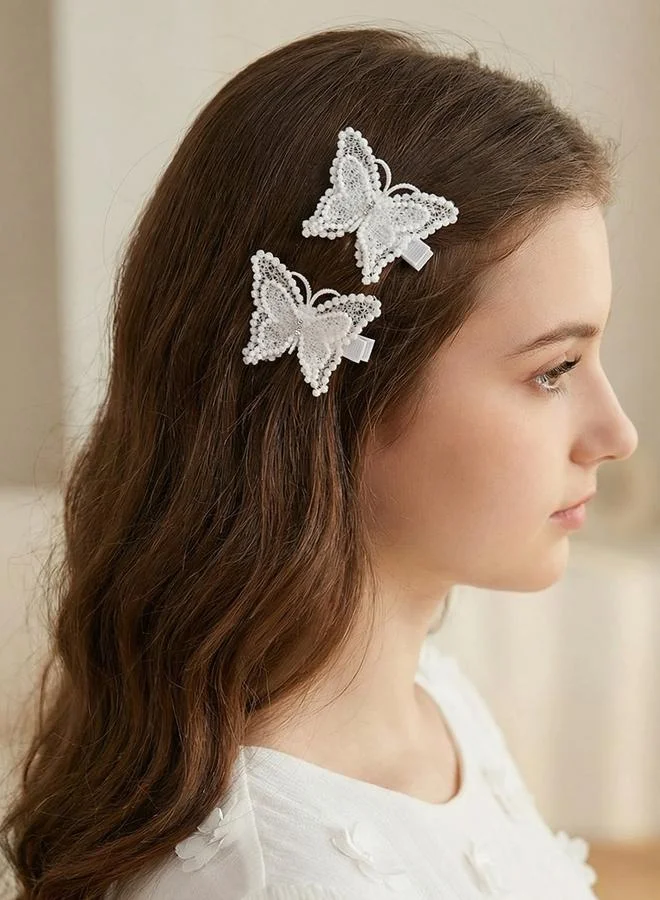 Take Two Set of 8 - Butterfly Hair Ties and Clips