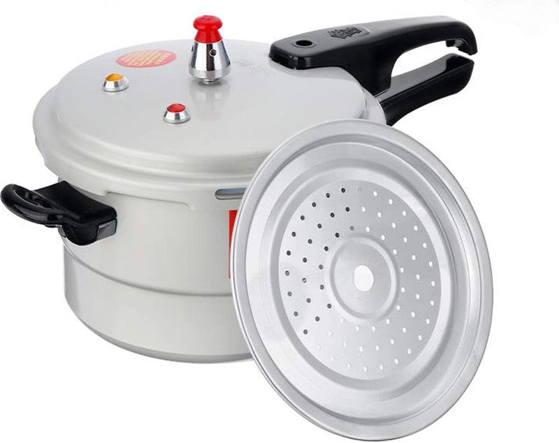 DOYKLI 5 Litre Aluminum Pressure Cooker Cooking Pot Antiscald Multipurpose Handle for Electric Pottery for Meat StewSuitable to All Kinds of Gas Stove Electric Ceramic Stove - Image 1