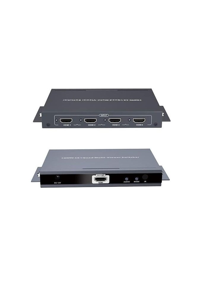 Lenkeng HDMI™ 4x1 Quad Multiviewer Switcher — 4 Inputs, Full HD 1080p  - Image 1